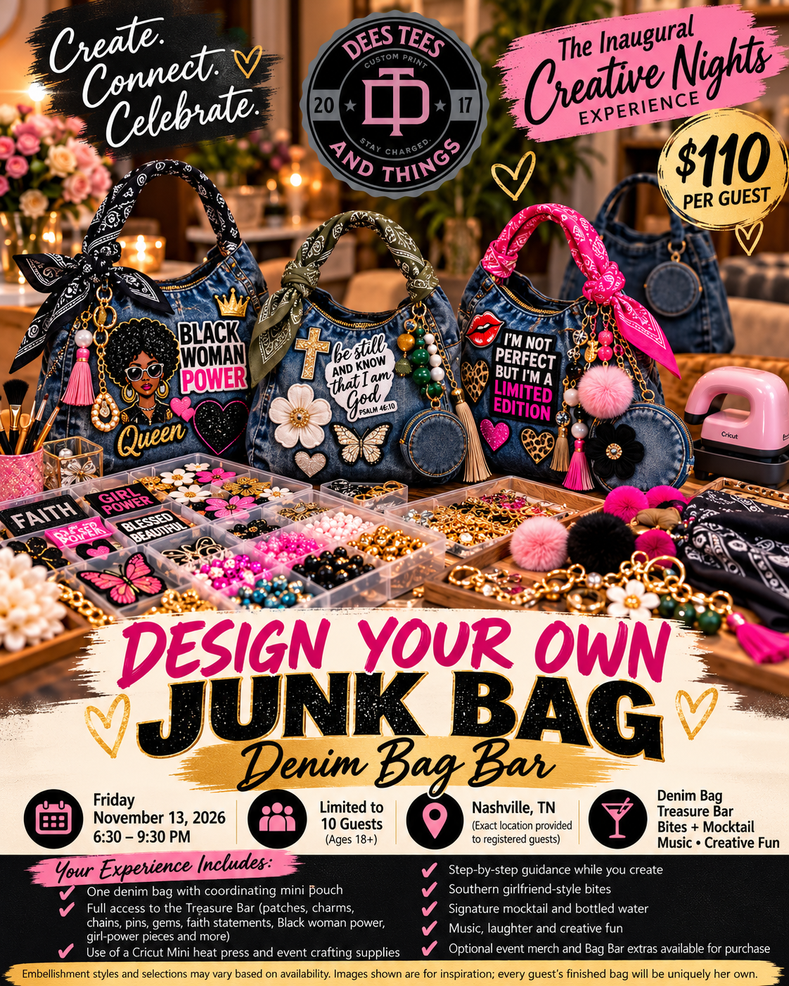 Denim Bag Bar: Design Your Own Junk Bag