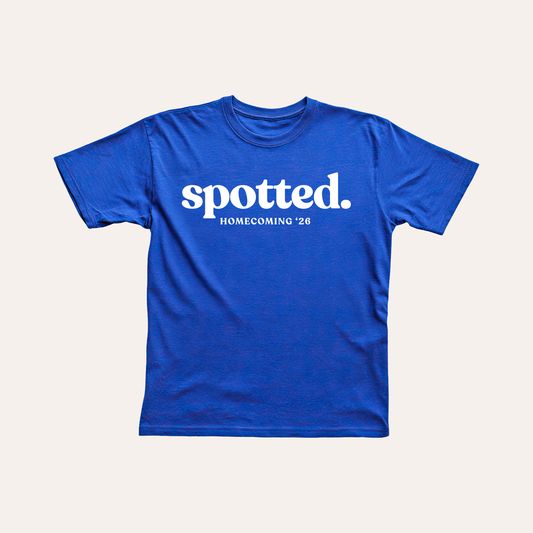 Royal Blue Homecoming ’26 Statement Tees
