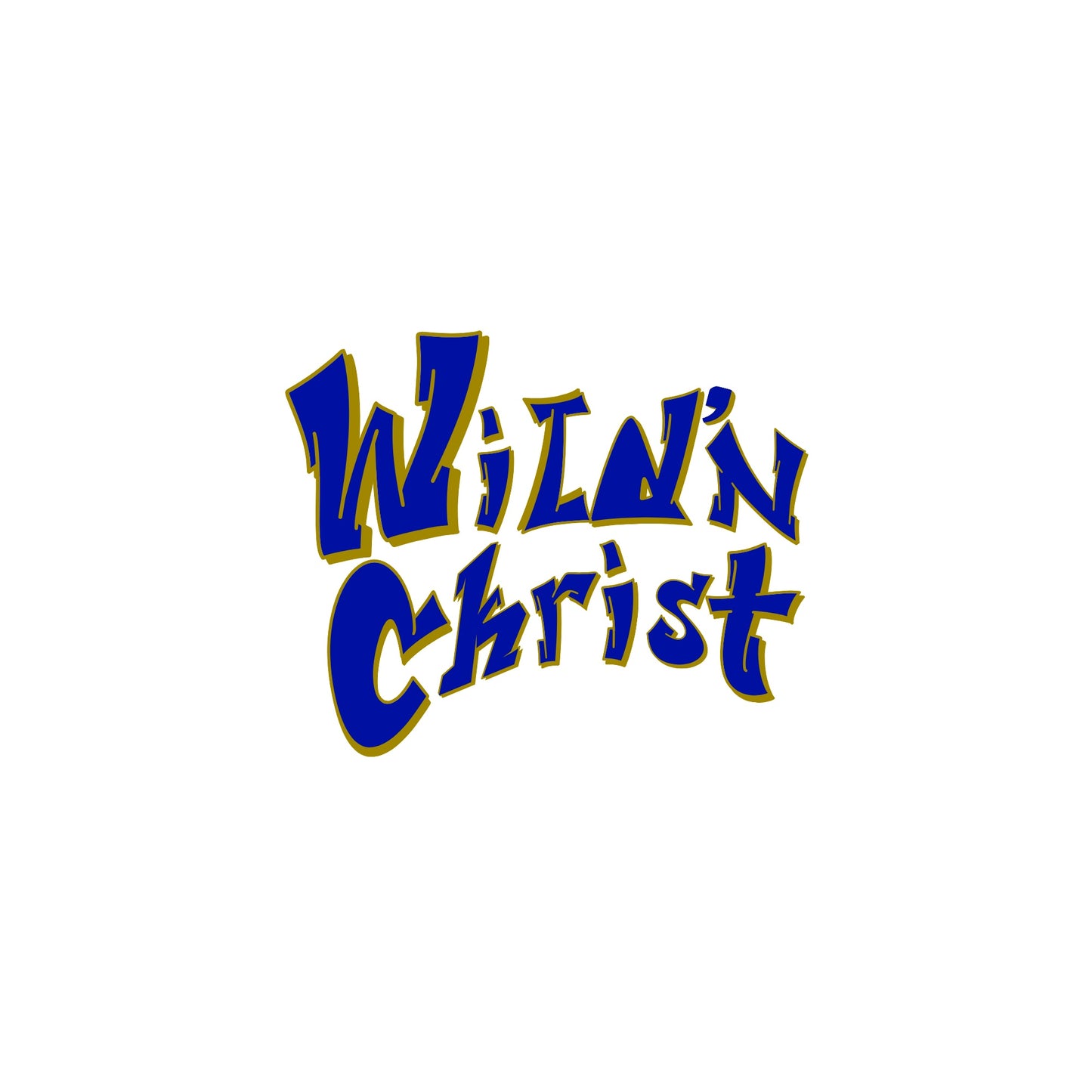 Wild'N Christ| Faith-Based Urban Streetwear (Blue + Gold Design)