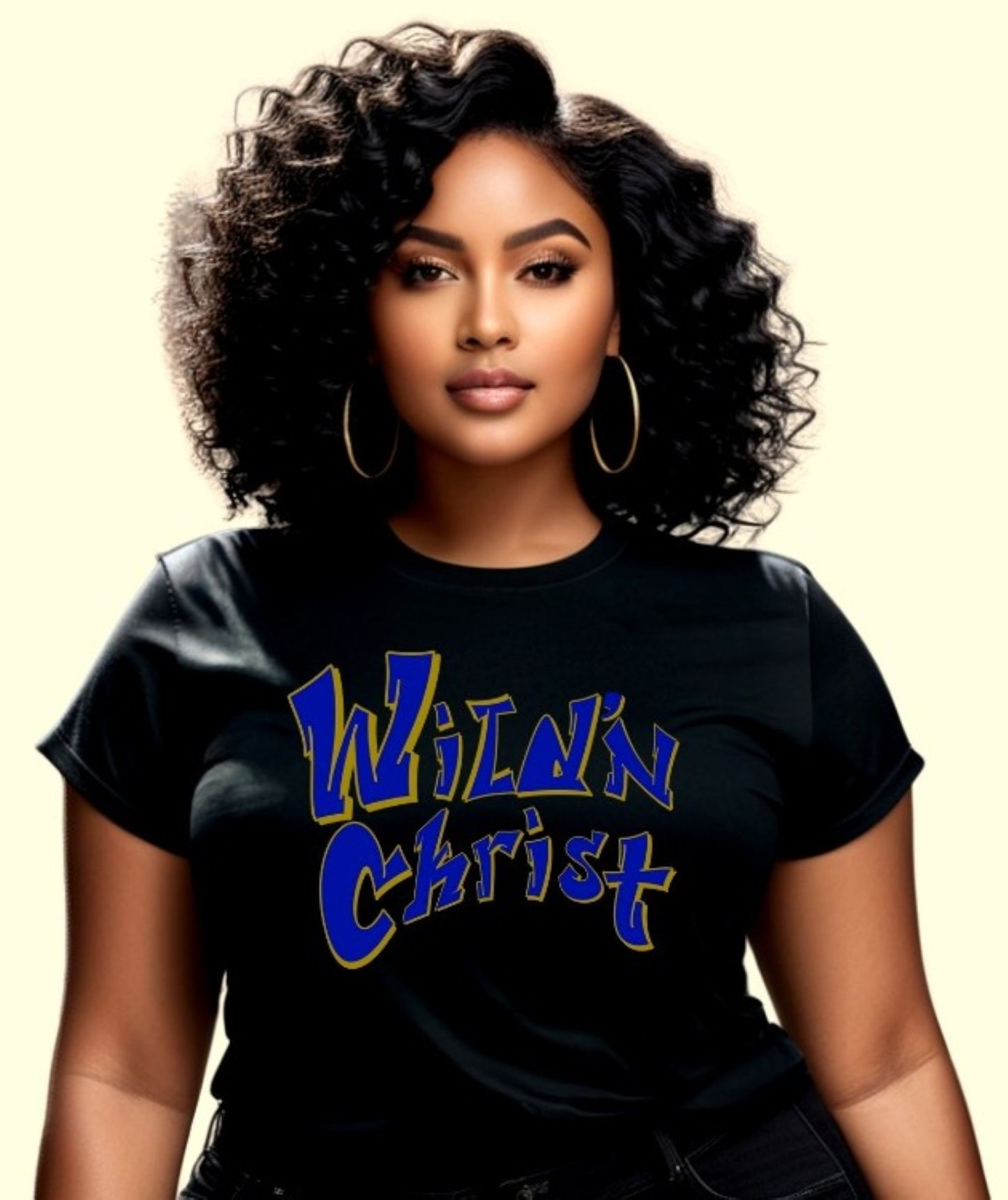 Wild'N Christ| Faith-Based Urban Streetwear (Blue + Gold Design)