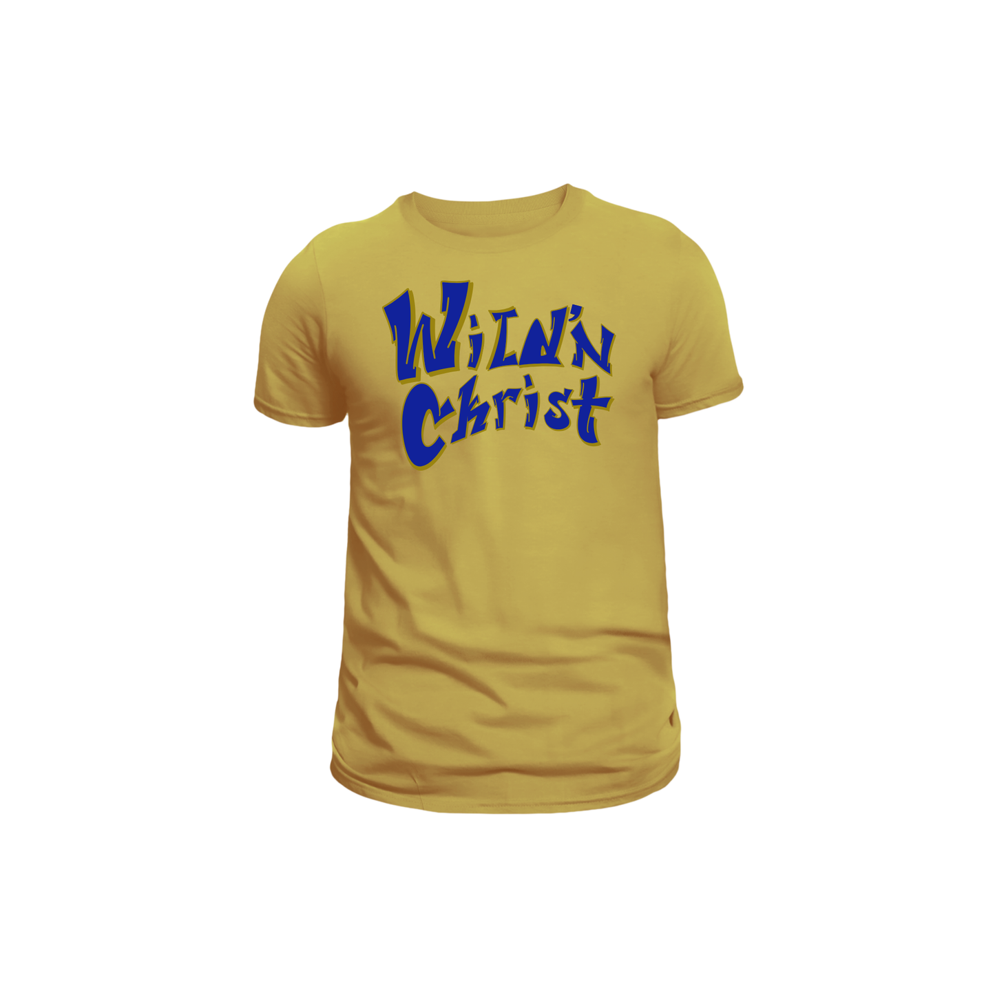Wild'N Christ| Faith-Based Urban Streetwear (Blue + Gold Design)