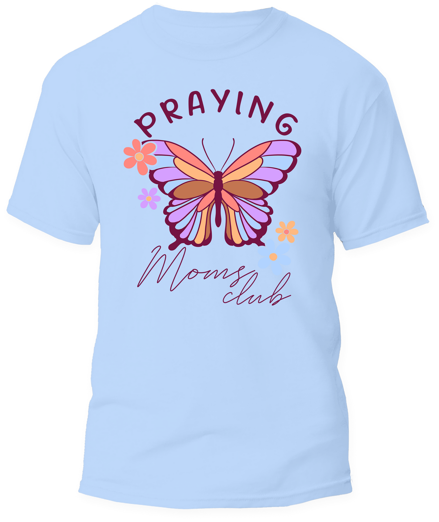 Praying Moms Club Premium Digital Print T-Shirt