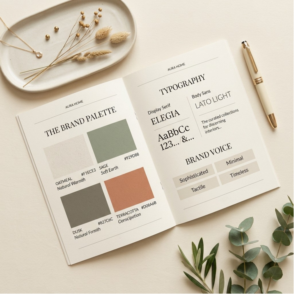 The Aesthetic Brand Spec & Style Guide | Editable Canva Template & Digital PDF
