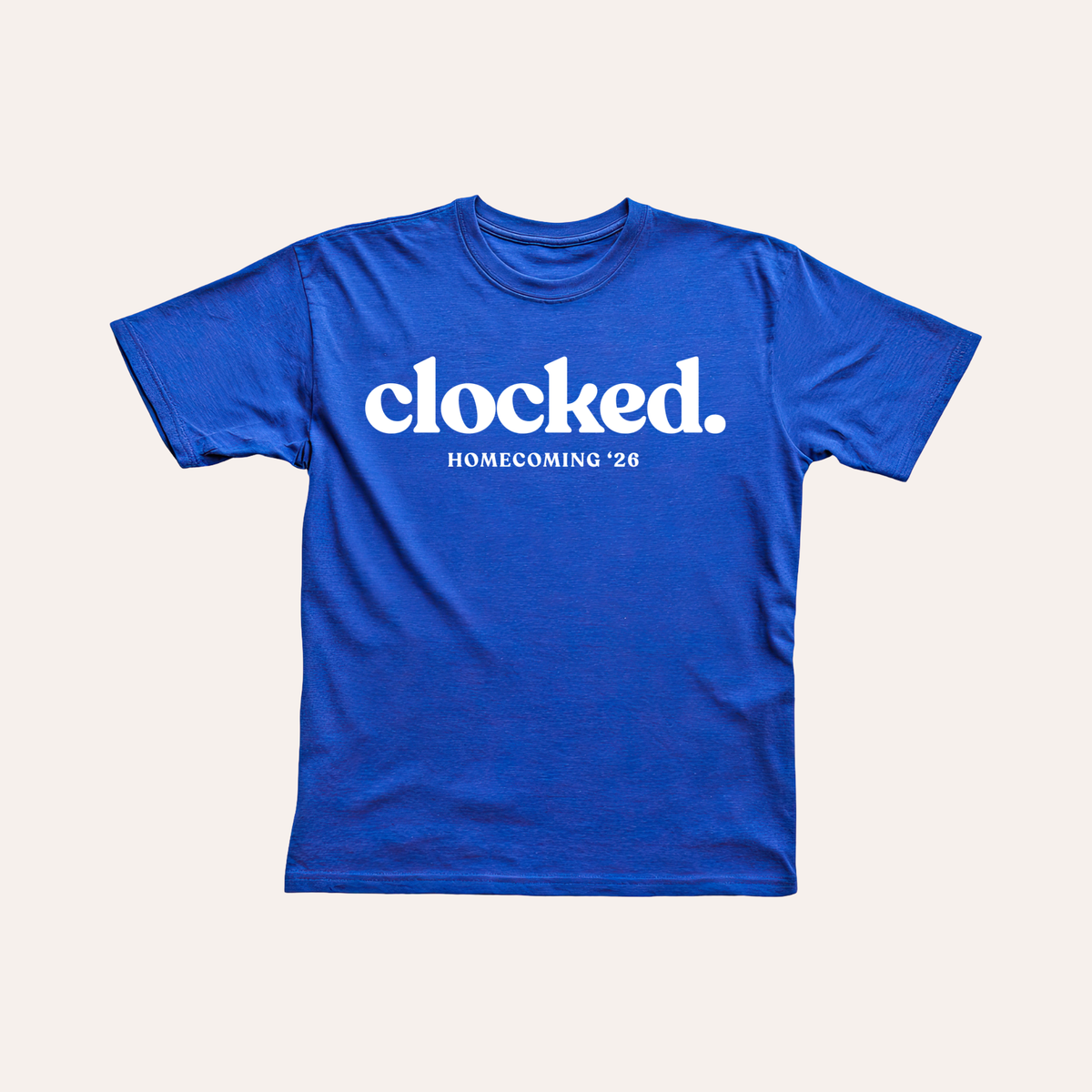 Royal Blue Homecoming ’26 Statement Tees