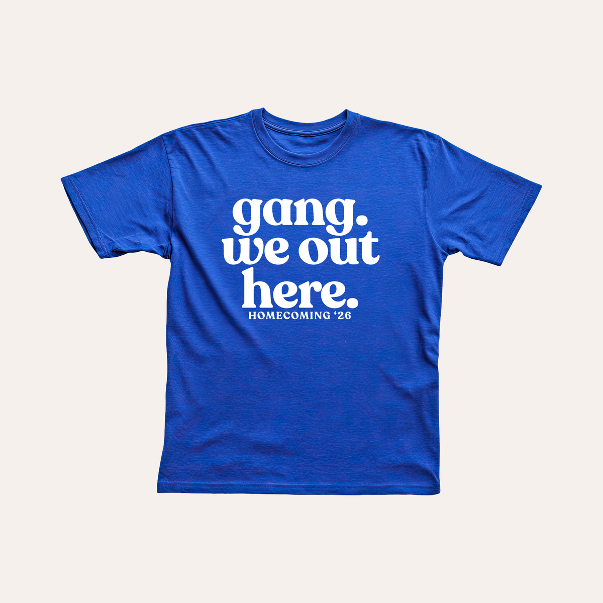 Royal Blue Homecoming ’26 Statement Tees