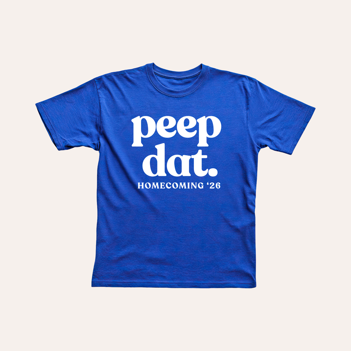 Royal Blue Homecoming ’26 Statement Tees